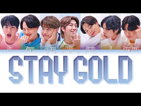 BTS (防弾少年団) - Stay Gold (Color Coded Lyrics Eng/Rom/Kan)