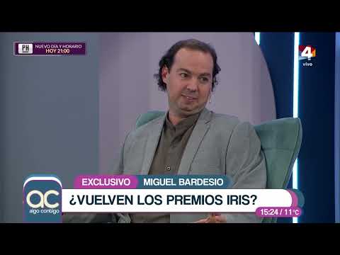 ¿Vuelven los Premios Iris?: la respuesta de Miguel Bardesio, el editor de Sábado Show