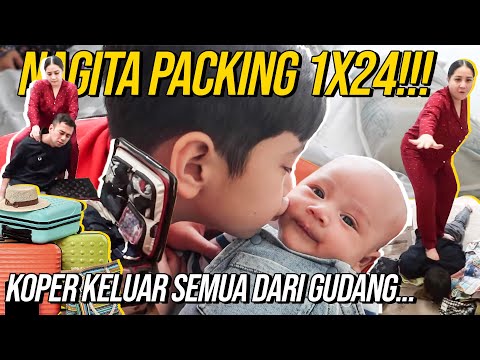 PERISTIWA LANGKA!!! RAFFI IKUTAN PACKING TENGAH MALEM SAMBIL LATIHAN SELANCAR BARENG NAGITA....