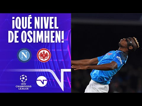 ¡NÁPOLES LO GANA CON GOL DE OSIMHEN! | NAPOLI (3) 1-0 (0) FRANKFURT | UEFA CHAMPIONS LEAGUE