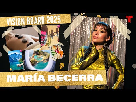 María Becerra: Viajes y mucho amor en su Vision Board 2025 | Telemundo Entretenimiento