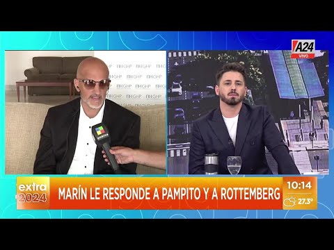 Guillermo Marín le responde a Carlos Rottemberg y a Pampito: La política se metió en el medio