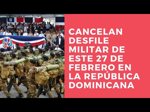 El gobierno suspende el desfile militar de este 27 de Febrero