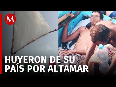 Rescatan a balseros cubanos en costas de Tamaulipas; cuatro murieron ahogados