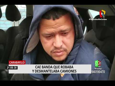 Carabayllo: Policía captura banda que se dedicaba a robar y desmantelar camiones