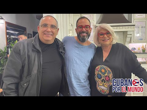 Los actores cubanos Susana Pérez y Albertico Pujol en ¡A Comer! desde El Rancho de Otaola