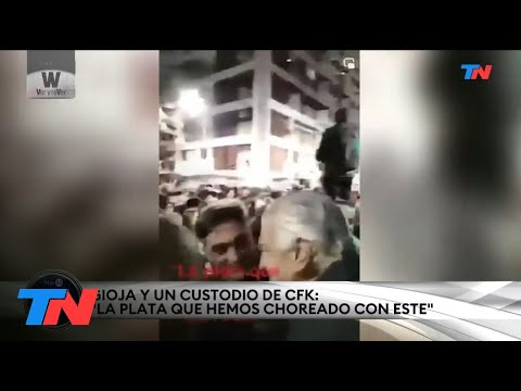 José Luis Gioja y un custodio de CFK: La plata que hemos choreado con este