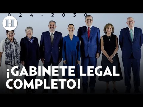 ¿Quiénes conforman el gabinete legal de Claudia Sheinbaum para el próximo sexenio?