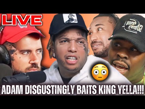 Adam22 Baits King Yella Into Saying He’d UNALIVE DW Flame!|MASSA IS BACK!|LIVE REACTION!