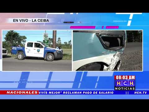 Triple colisión en El Porvenir, Atlántida deja una persona lesionada