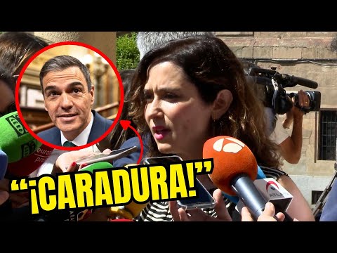 Palo de Ayuso al 'caradura' Sánchez por su compadreo con el fiscal general del Estado: “Escándalo”