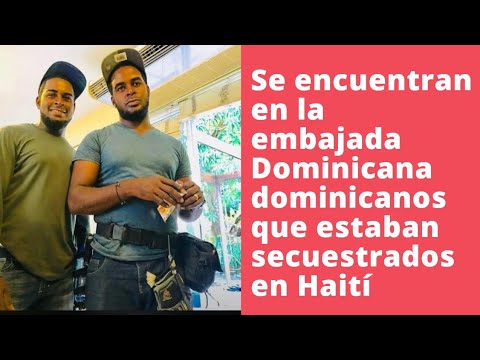 MIREX informa jóvenes secuestrados en Haití ya están con autoridades Dominicanas