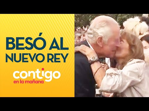 SALIÓ DE PROTOCOLO: Mujer sorprendió a rey Carlos al darle un beso - Contigo en La Mañana