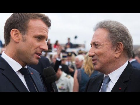 Michel Drucker très ému : Emmanuel Macron interrompt l'une de ses émissions