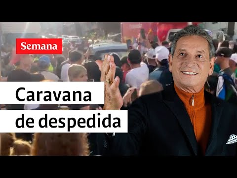 Cuerpo de Dario Gómez recorre calles de Medellín