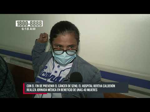 Realizan jornada de mamografías en el hospital Bertha Calderón - Nicaragua