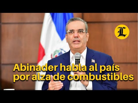 #ENVIVO: Luis Abinader habla al país sobre crisis económica