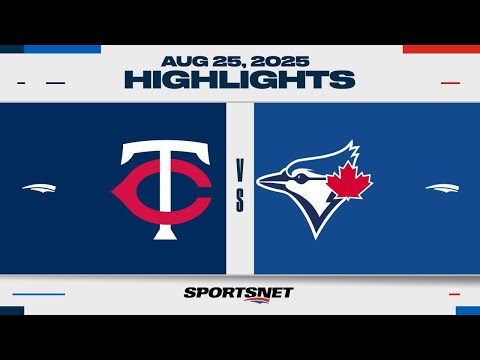 MLB Highlights | Twins vs. Blue Jays - August 25, 2025