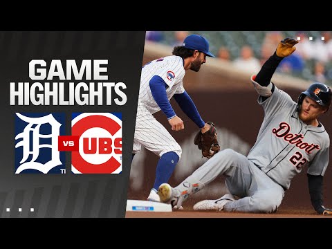 Tigers vs. Cubs Game Highlights (8/21/24) | MLB Highlights