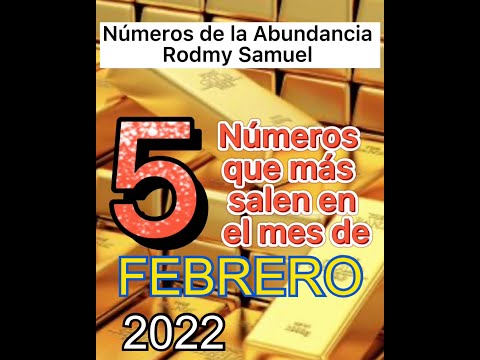 5 números que más salen en el mes de febrero del 2022  números de la suerte