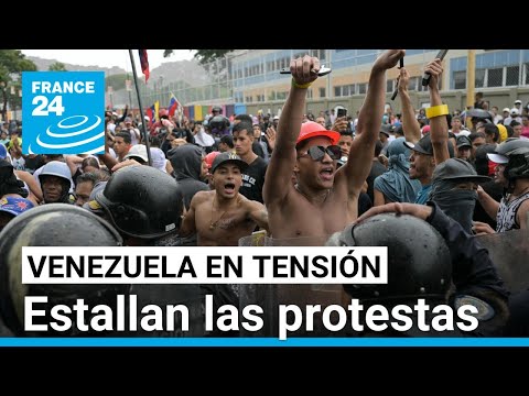 Rechazo en las calles de Venezuela a proclamación de Maduro como ganador de las presidenciales