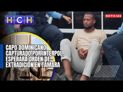 Capo dominicano capturado por Interpol, esperará orden de extradición en Támara