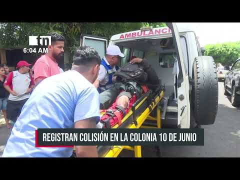 Motociclista Sobrevive a Accidente en Managua - Nicaragua
