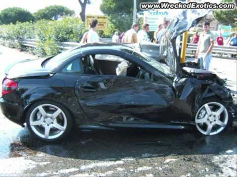 Mercedes slk 230 crash test #6