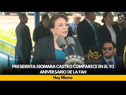 Presidenta Xiomara Castro comparece en el 93 aniversario de la FAH