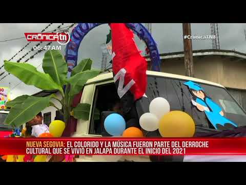 Jalapa recibió el 2021 con alegre carnaval - Nicaragua