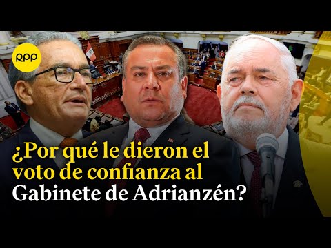 Voto de confianza a Gabinete Adrianzén: Esperamos que errores se corrijan, indicó Montoya