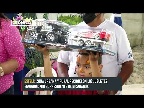 30 mil alumnos recibieron su juguete navideño en Estelí - Nicaragua