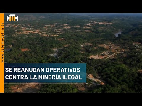 Se reanudan operativos contra la minería ilegal - Telemedellín