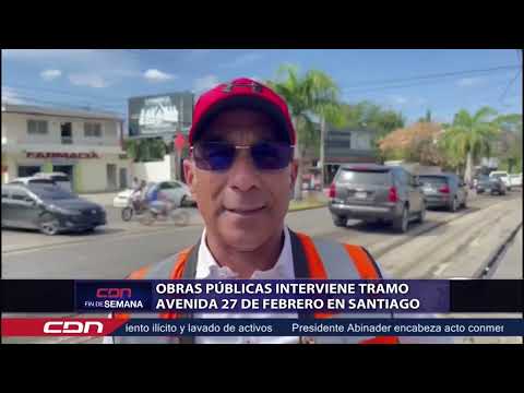 Obras Públicas interviene tramo avenida 27 de febrero en Santiago