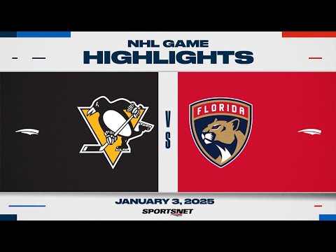 NHL Highlights | Penguins vs. Panthers - January 3, 2025