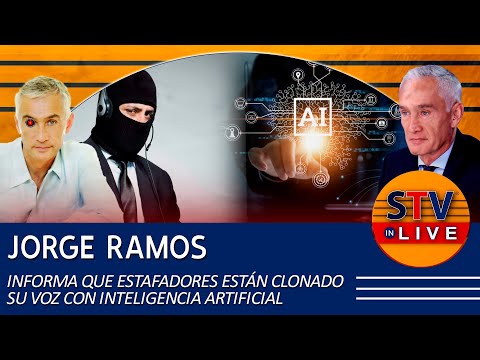JORGE RAMOS INFORMA QUE ESTAFADORES ESTÁN CLONANDO SU VOZ CON INTELIGENCIA ARTIFICIAL