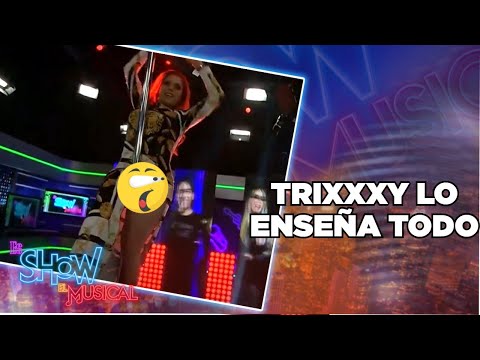 ¡Se le ve todo a Trixxxy en el tubo! | Es Show El Musical