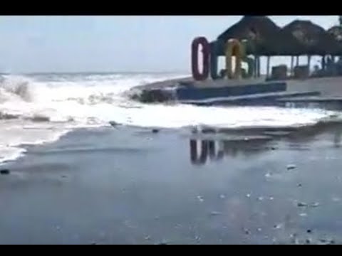 Fenómeno mar profundo causa temor a pobladores de las playas de Ocós