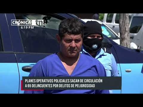 Policía de Nicaragua desarticula dos agrupaciones que se dedicaban a los asaltos - Nicaragua