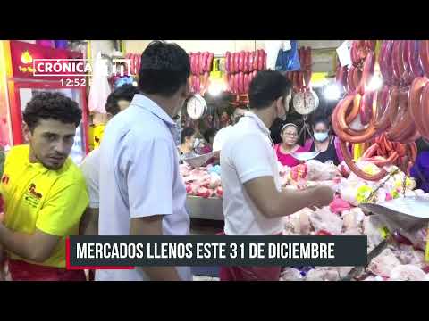 Mercados de Managua abarrotados por compras para cena de fin de año - Nicaragua