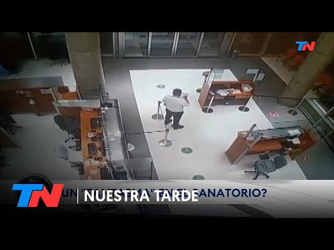 ¿Un fantasma en el Finochietto?: la extraña reacción de un guardia que quedó registrada en un video