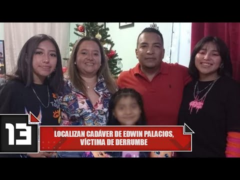Localizan cadáver de Edwin Palacios, víctima de derrumbe