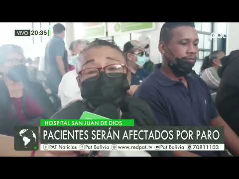 Paro médico: Trabajadores del Hospital San Juan de Dios anuncian nuevamente un paro para este jueves