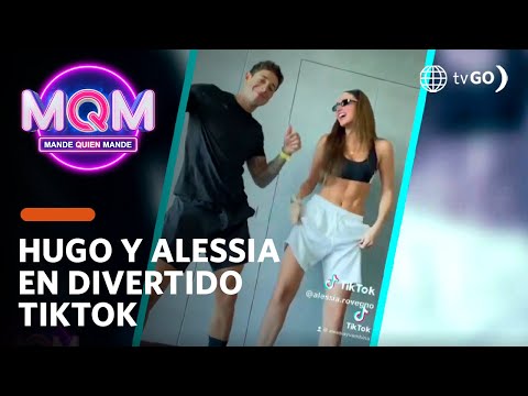 Mande Quien Mande: Alessia Rovegno pellizcó a Hugo García en un TikTok (HOY)