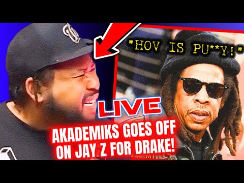 AKADEMIKS DISRESPECTS JAY Z AND DRAINS DRAKE!|LIVE REACTION!  #ShowfaceNews