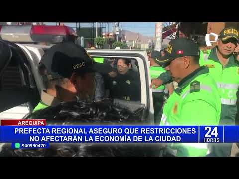 Arequipa: ciudadanos a favor del estado de emergencia que regirá por 20 días