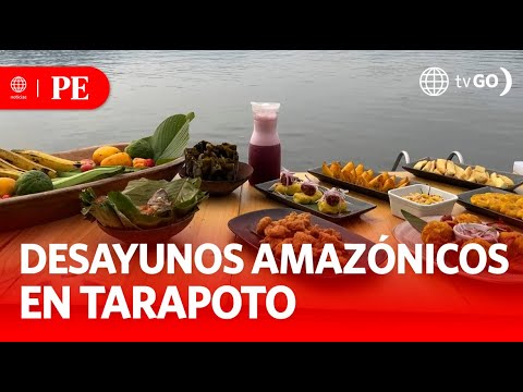 Desayuno amazónico en la Laguna Azul | Primera Edición | Noticias Perú