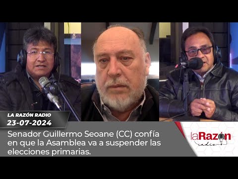 Senador Guillermo Seoane (CC) confía en que la Asamblea va a suspender las elecciones primarias.