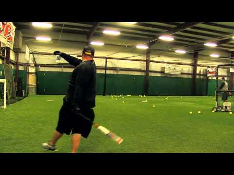 Chris Larsen Swings the DeMarini FU-Dawg Slow Pitch Bat! Video