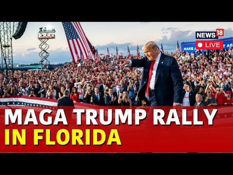 Trump Supporters Hold A Rally Outside The Trump International Golf Club In West Palm Beach | N18G